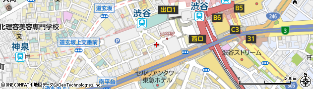 カラオケ747 渋谷道玄坂店周辺の地図