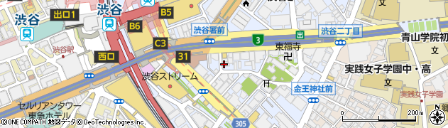 東京視力回復センター　渋谷周辺の地図