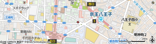 松屋 京王八王子店周辺の地図