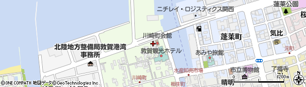 福井県敦賀市川崎町周辺の地図