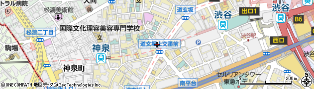 ロミオワックス渋谷店周辺の地図