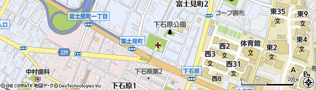 下石原八幡神社周辺の地図