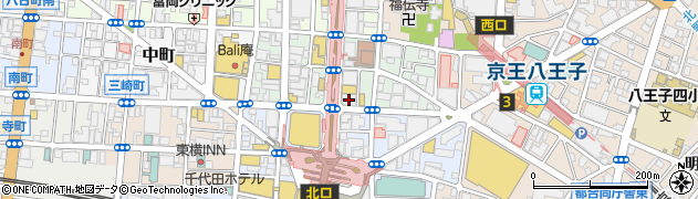 きらぼし銀行八王子支店周辺の地図