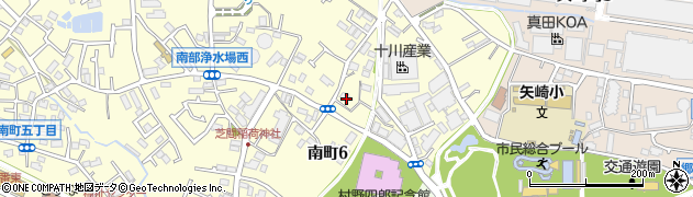 東京都府中市南町6丁目35周辺の地図