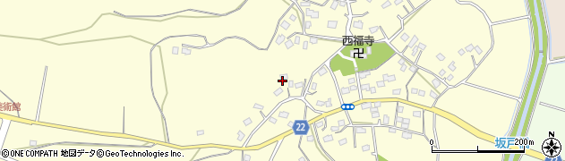 千葉県佐倉市坂戸周辺の地図