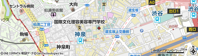 ホテル渋谷アイネ周辺の地図