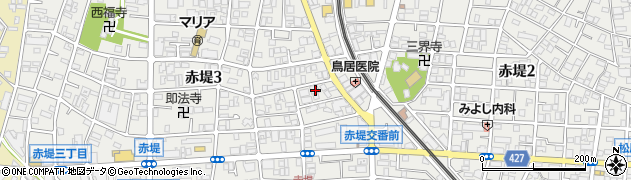 東京都世田谷区赤堤3丁目8-11周辺の地図