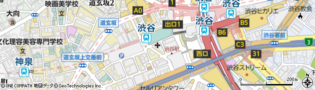 タレカツ　渋谷店周辺の地図