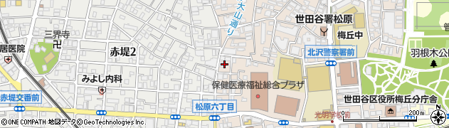 東京都世田谷区松原6丁目33周辺の地図