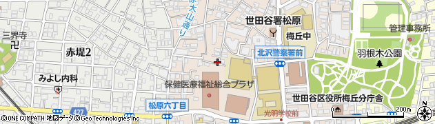 東京都世田谷区松原6丁目30-1周辺の地図