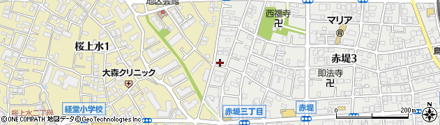 東京都世田谷区赤堤3丁目35-2周辺の地図