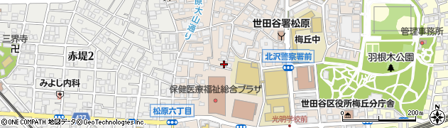 東京都世田谷区松原6丁目30-24周辺の地図