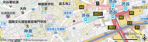 東京都渋谷区道玄坂2丁目10-12周辺の地図