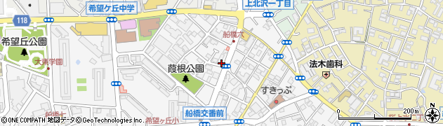 セブンイレブン世田谷船橋６丁目店周辺の地図