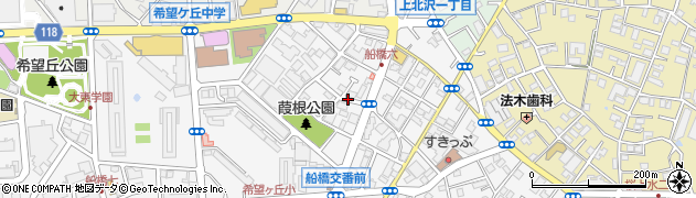 東京都世田谷区船橋6丁目周辺の地図