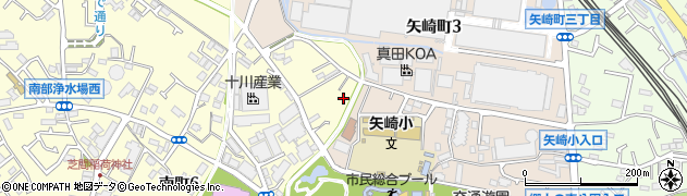 東京都府中市南町6丁目3周辺の地図