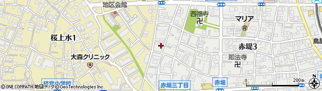 東京都世田谷区赤堤3丁目35-19周辺の地図