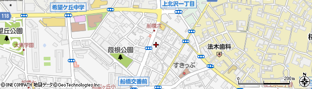 東京都世田谷区船橋6丁目8周辺の地図