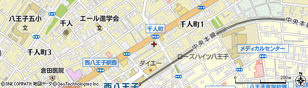 東京都八王子市千人町2丁目3-18周辺の地図