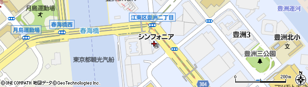 豊洲寺沢クリニック周辺の地図
