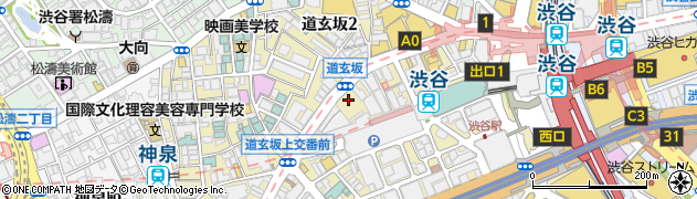 東京都渋谷区道玄坂2丁目10-8周辺の地図