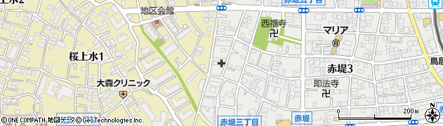 東京都世田谷区赤堤3丁目35-18周辺の地図