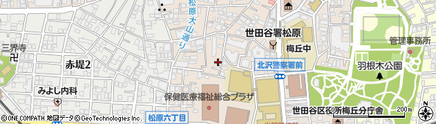 東京都世田谷区松原6丁目30-22周辺の地図
