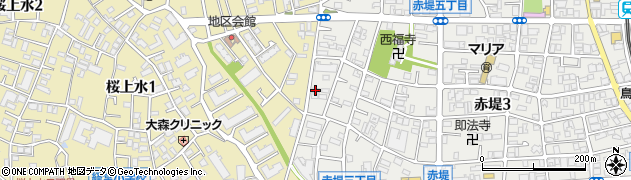 東京都世田谷区赤堤3丁目35-6周辺の地図