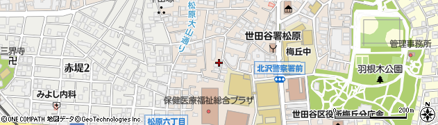 東京都世田谷区松原6丁目30-20周辺の地図