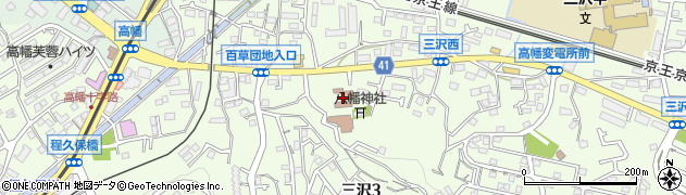 ニチイホーム高幡不動周辺の地図