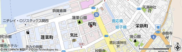 福井県水先人会周辺の地図