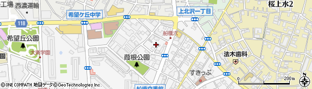東京都世田谷区船橋6丁目17周辺の地図