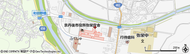 京丹後市立弥栄病院訪問看護ステーションふれあい周辺の地図