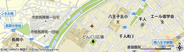 東京都八王子市千人町3丁目11-13周辺の地図