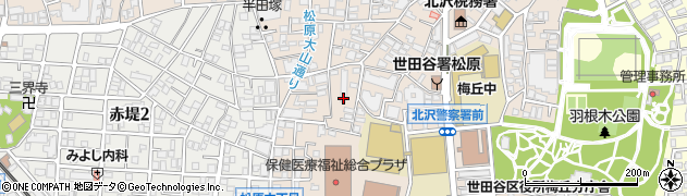 東京都世田谷区松原6丁目30周辺の地図