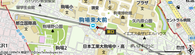 東京都目黒区周辺の地図
