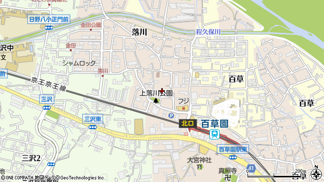 〒191-0034 東京都日野市落川の地図