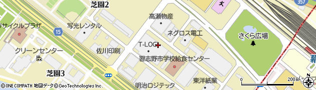千葉県習志野市芝園2丁目周辺の地図