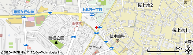 東京都世田谷区船橋6丁目12周辺の地図