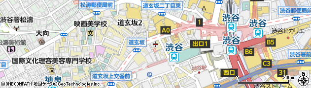 アイラッシュサロン　セリナ渋谷店周辺の地図