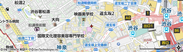 串カツ田中 渋谷百軒店店周辺の地図
