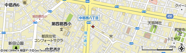 恩田海苔店周辺の地図