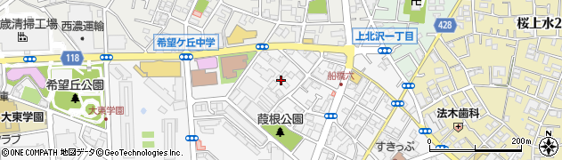 東京都世田谷区船橋6丁目23周辺の地図