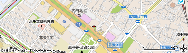 デニーズ検見川店周辺の地図