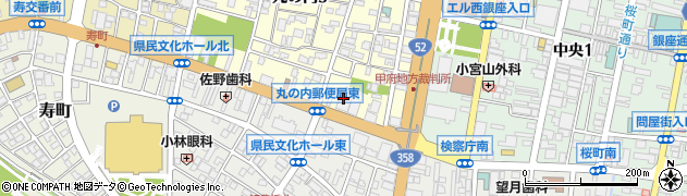 三晃金属工業株式会社　甲府営業所周辺の地図
