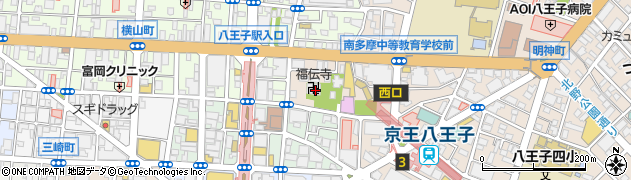 福伝寺周辺の地図
