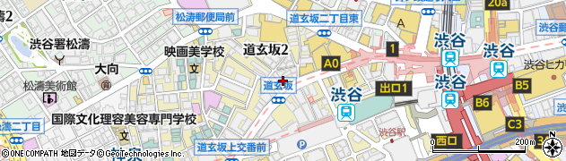 東京都渋谷区道玄坂2丁目28周辺の地図