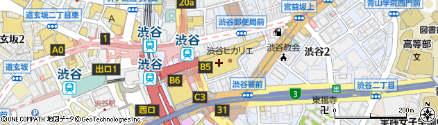 ときのとき 渋谷ヒカリエ店周辺の地図