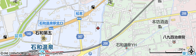 青柳印刷株式会社　石和営業所周辺の地図