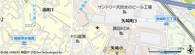 東京都府中市南町6丁目2周辺の地図